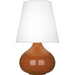 June Table Lamp - Cinnamon / Oyster Linen