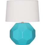 Franklin Table Lamp - Egg Blue / Oyster Linen