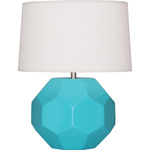 Franklin Table Lamp - Egg Blue / Oyster Linen