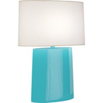 Victor Table Lamp - Egg Blue / Ascot White