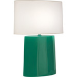 Victor Table Lamp - Emerald Green / Ascot White