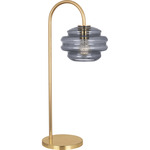 Horizon Table Lamp - Modern Brass / Smoke Gray
