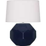 Franklin Table Lamp - Midnight Blue / Oyster Linen