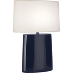 Victor Table Lamp - Midnight Blue / Ascot White
