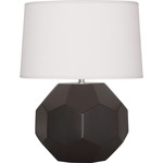 Franklin Table Lamp - Matte Coffee / Oyster Linen