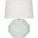 Franklin Table Lamp - Matte Celadon / Oyster Linen