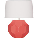 Franklin Table Lamp - Melon / Oyster Linen