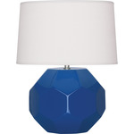 Franklin Table Lamp - Marine Blue / Oyster Linen