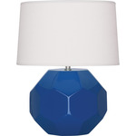 Franklin Table Lamp - Marine Blue / Oyster Linen