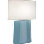 Victor Table Lamp - Steel Blue / Ascot White