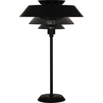 Pierce Table Lamp - Piano Black / Piano Black