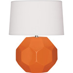 Franklin Table Lamp - Pumpkin / Oyster Linen