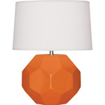 Franklin Table Lamp - Pumpkin / Oyster Linen