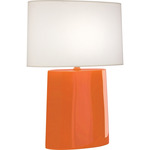 Victor Table Lamp - Pumpkin / Ascot White