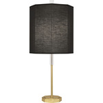 Kate Table Lamp - Modern Brass / Raven Black