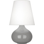 June Table Lamp - Smoky Taupe / Oyster Linen