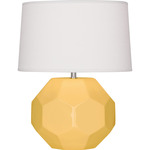 Franklin Table Lamp - Sunset Yellow / Oyster Linen