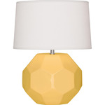 Franklin Table Lamp - Sunset Yellow / Oyster Linen