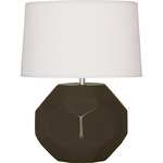 Franklin Table Lamp - Brown Tea / Oyster Linen
