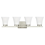 Bayfield Bathroom Vanity Light - Brushed Nickel / Satin Etched