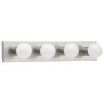 Center Stage Bathroom Vanity Light - Brushed Stainless Steel