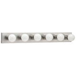 Center Stage Bathroom Vanity Light - Brushed Stainless Steel