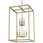 Moffet Street Pendant - Satin Brass / Satin Brass