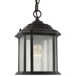 Kent Outdoor Convertible Pendant - Oxford Bronze / Clear Seeded
