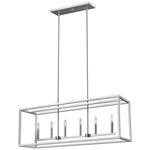 Moffet Street Linear Pendant - Brushed Nickel / Brushed Nickel