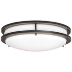 Mahone Ceiling Light - Antique Bronze / White