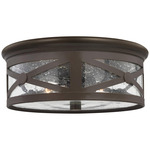 Lakeview Ceiling Light - Antique Bronze / Clear Seeded