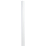 Steel Lamp Post - White