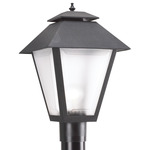 82065 Outdoor Post Light - Black / Frosted