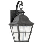 Chatham Outdoor Wall Light - Oxidized Bronze / Clear Seeded