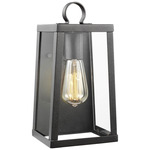 Marinus Outdoor Wall Sconce - Black / Clear