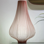Blossom Table Lamp - Terra Velvet / White