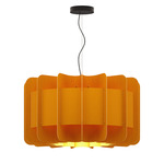 Clarissa Pendant - Black / Ocher / Ash