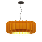 Clarissa Pendant - Black / Ocher/ Ash