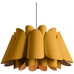 Federica Pendant - Black / Ocher/ Ash