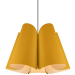 Julieta Pendant - Black / Ocher/ Ash