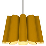 Renata Pendant - Black / Ocher / Ash