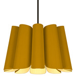 Renata Pendant - Black / Ocher/ Ash