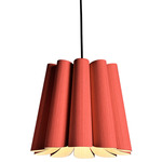 Renata Pendant - Black / Red/ Ash