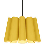 Renata Pendant - Black / Yellow/ Ash