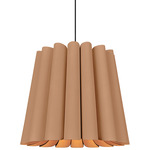 Renata Long Pendant - Black / Petiribi / Ash