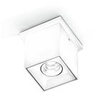 Dau 3 inch Rectangular LED Ceiling Light - Matte White