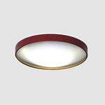 Alina Ceiling Light - Burgundy Lacquer / Gold Lacquer / Satin Opal