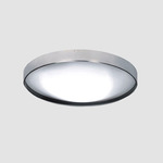 Alina Ceiling Light - Stainless Steel / Black / Satin Opal