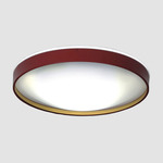 Alina Ceiling Light - Burgundy Lacquer / Gold Lacquer / Satin Opal
