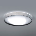Alina Ceiling Light - Stainless Steel / Black / Satin Opal
